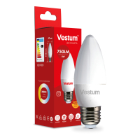 Light bulb Vestum LED C37 8W 3000K 220V E27 (1-VS-1310)