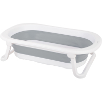FreeON folding bathtub Gray-White (42349)