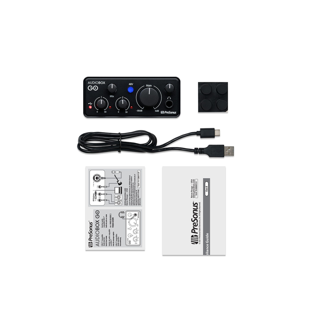 Аудіоінтерфейс PreSonus AudioBox GO (301216)