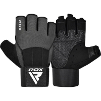 Fitness gloves RDX W3 with EVA Padding Gray S (WGS-W3G-S+)