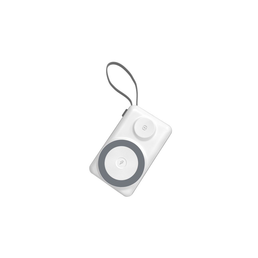 Повербанк Choetech Magnetic Wireless 20000mAh 22.5W, PD, QC/3.0, Apple Watch charger, White (B696-GW)