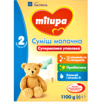 Дитяча суміш Milupa 2 13 вітамінів та 13 мінералів з 6 до 12 місяців 1.100 г (5900852058349)