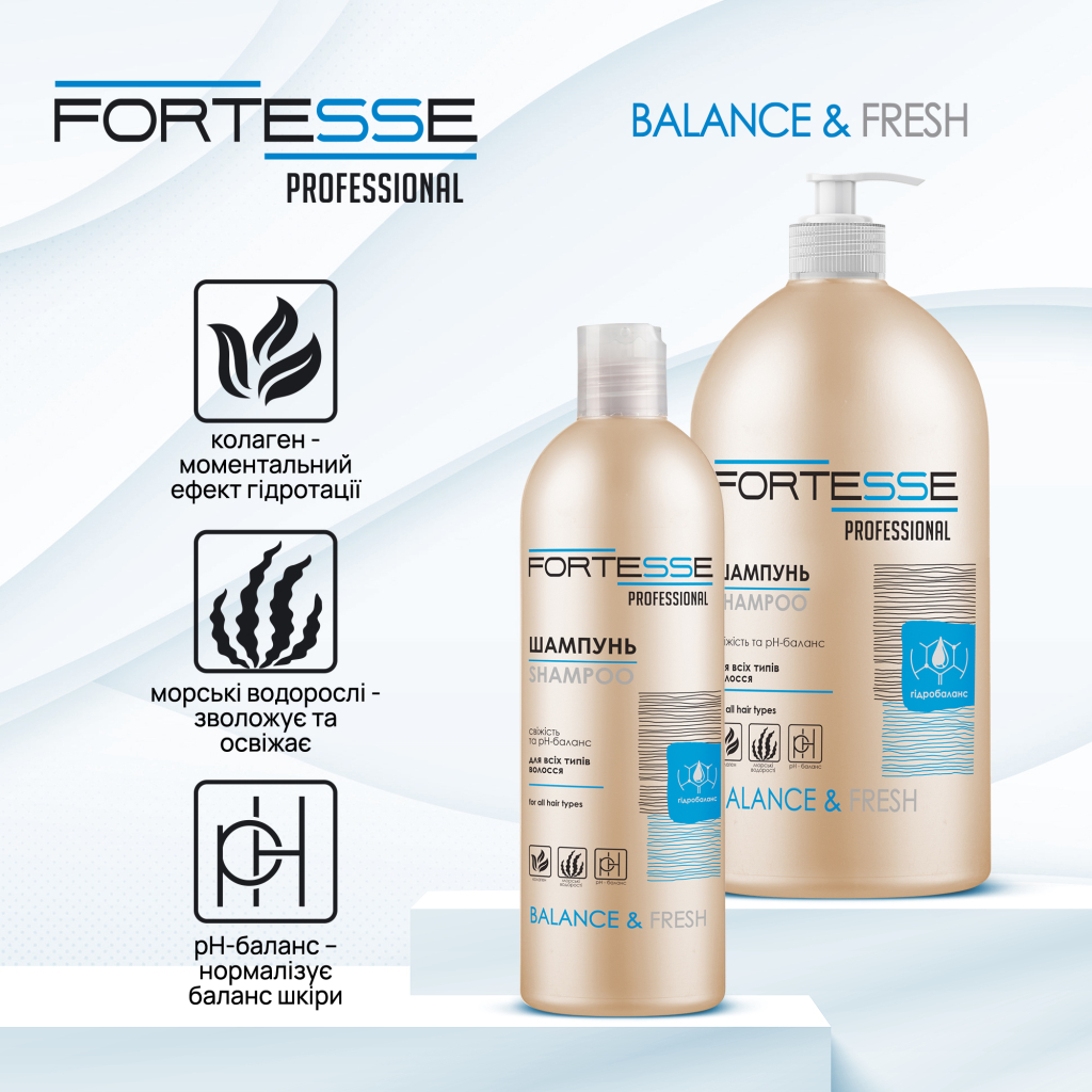 Шампунь Fortesse Professional Balance & Fresh 400 мл (4820000307383)