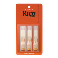 D'Addario Rico Clarinet Reed - Bb Clarinet #2.5 - 3 Pack (RCA0325)