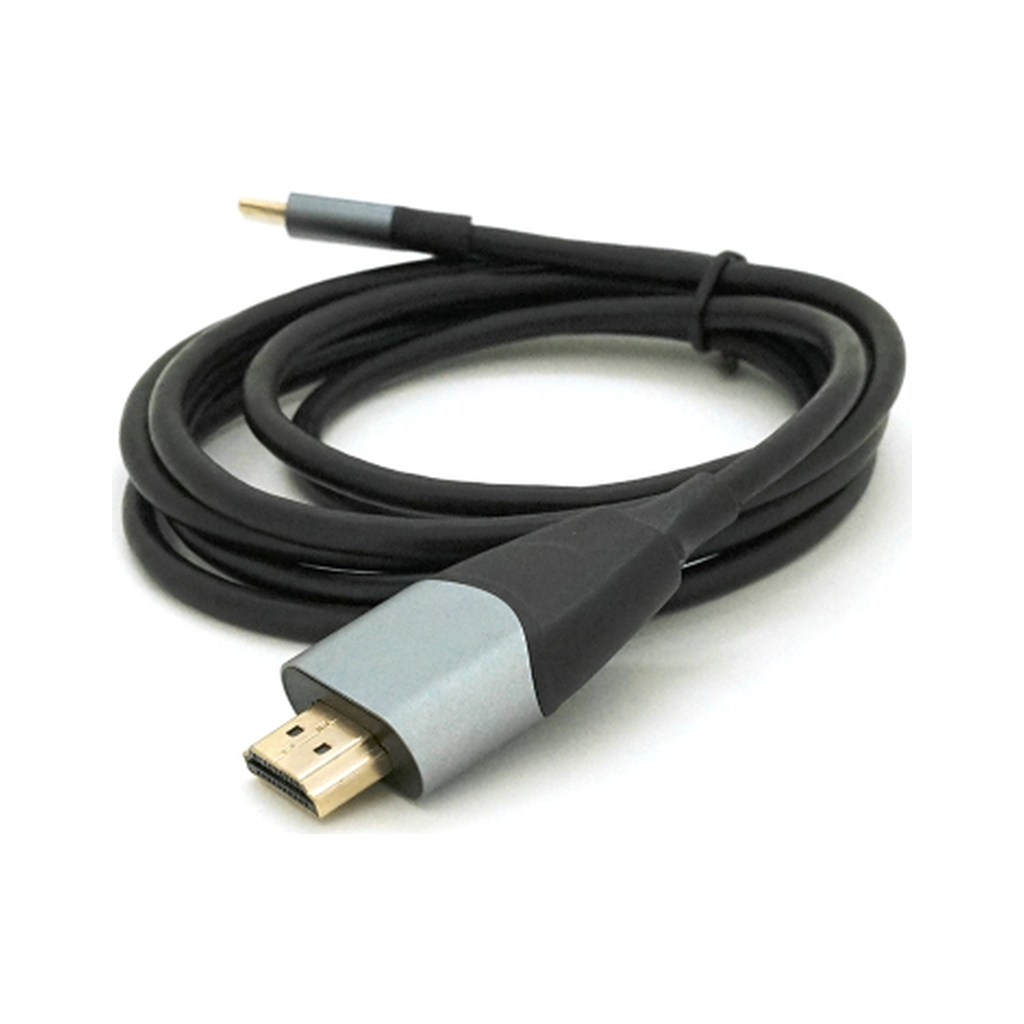 Кабель мультимедійний USB-C to HDMI M 1.8m 4K60Hz black Voltronic (YT-HDMI (M)-Type-C (M)-B) Кабель мультимедійний USB-C to HDMI M 1.8m 4K60Hz black Voltronic (YT-HDMI (M)-Type-C (M)-B)