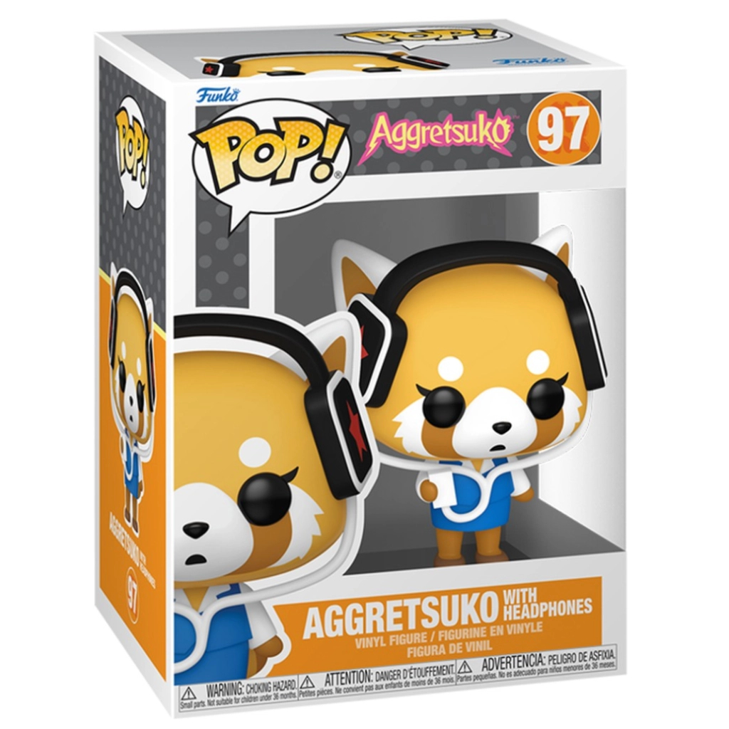 Фігурка Funko Pop серії Sanrio - Агресивна Рецуко в навушниках (80392) Фігурка Funko Pop серії Sanrio - Агресивна Рецуко в навушниках (80392)