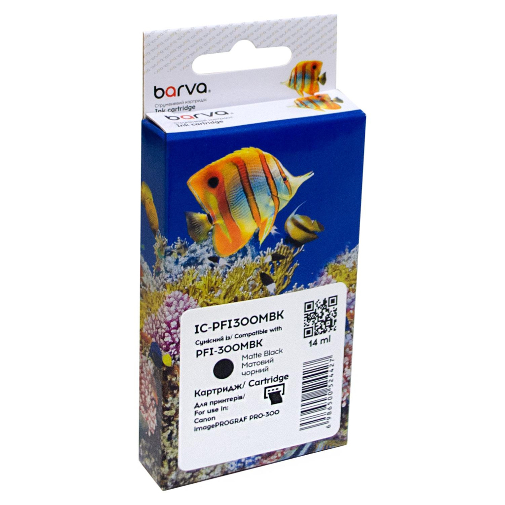 Картридж Barva Canon PFI-300MBK 4192C001 1750с matte black (IC-PFI300MBK) Картридж Barva Canon PFI-300MBK 4192C001 1750с matte black (IC-PFI300MBK)