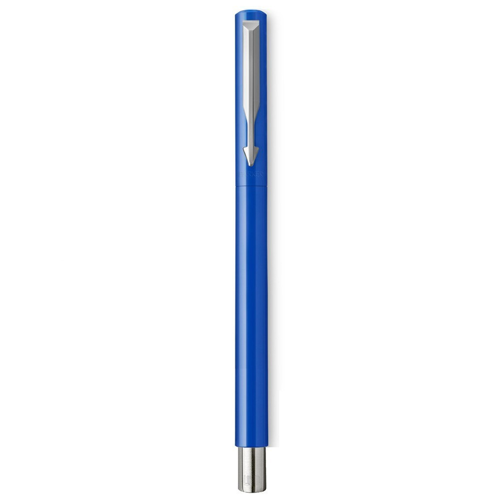 Ручка пір'яна Parker VECTOR 17 Blue FP M Картриджі Parker Quink /5шт. син. змивані блістер (05 716b)
