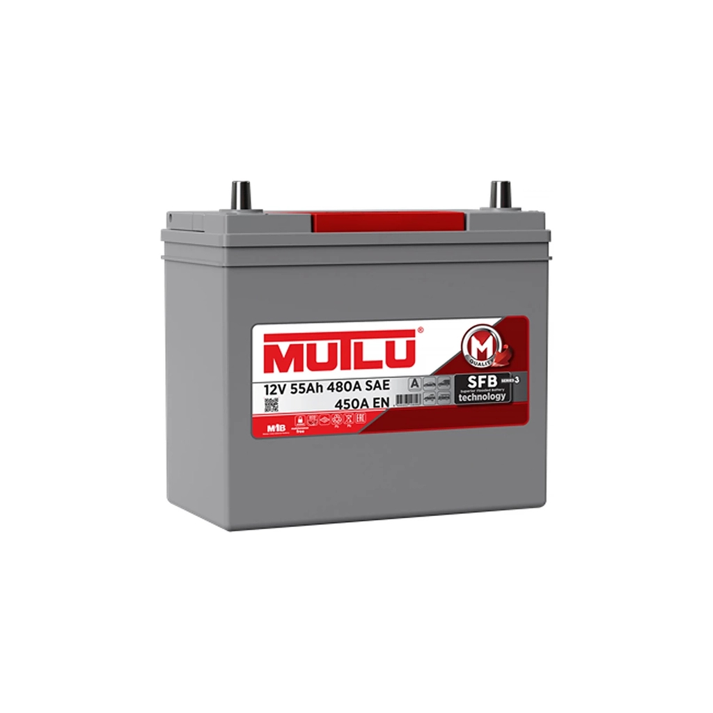 Акумулятор автомобільний MUTLU 6СТ-55 (0) Asia SFB B24.55.045.E Акумулятор автомобільний MUTLU 6СТ-55 (0) Asia SFB B24.55.045.E