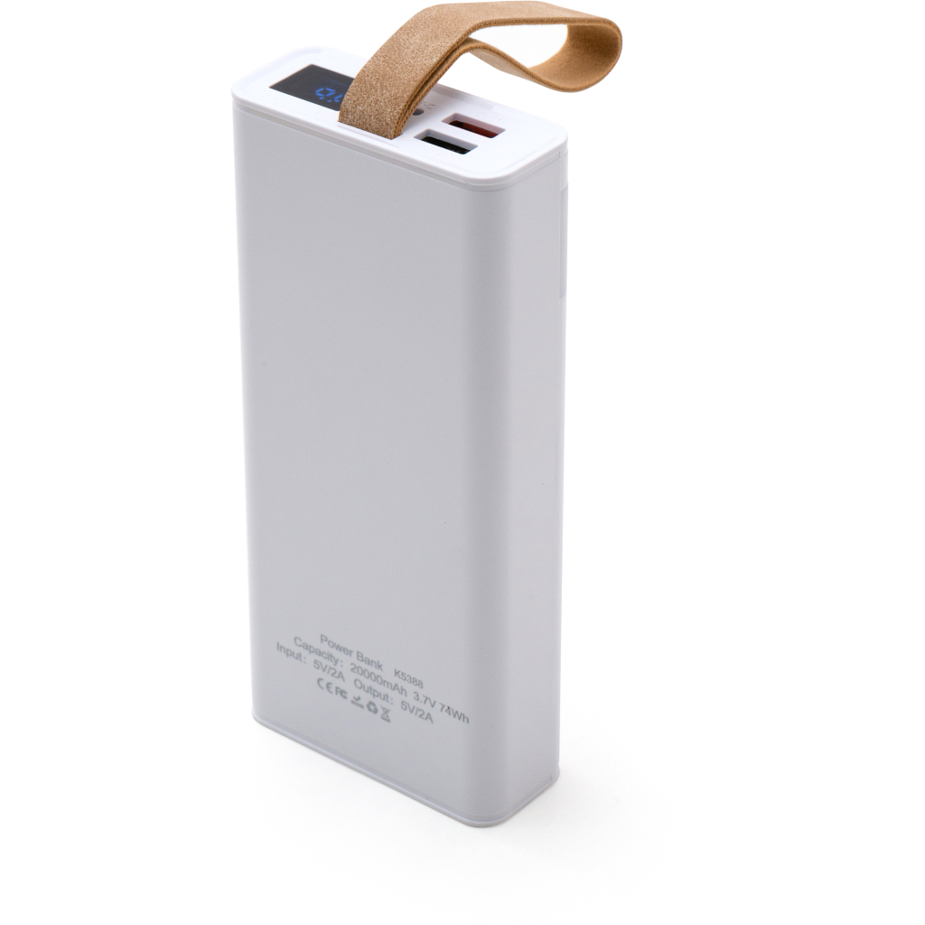 Батарея універсальна MIF 20000mAh, White (BJ18 / K5388 / 44504)