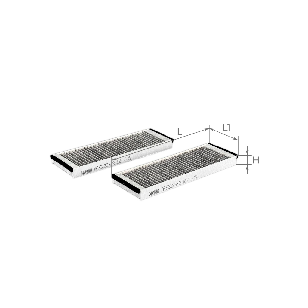 Фільтр салону ALPHA FILTER AF5232a-2