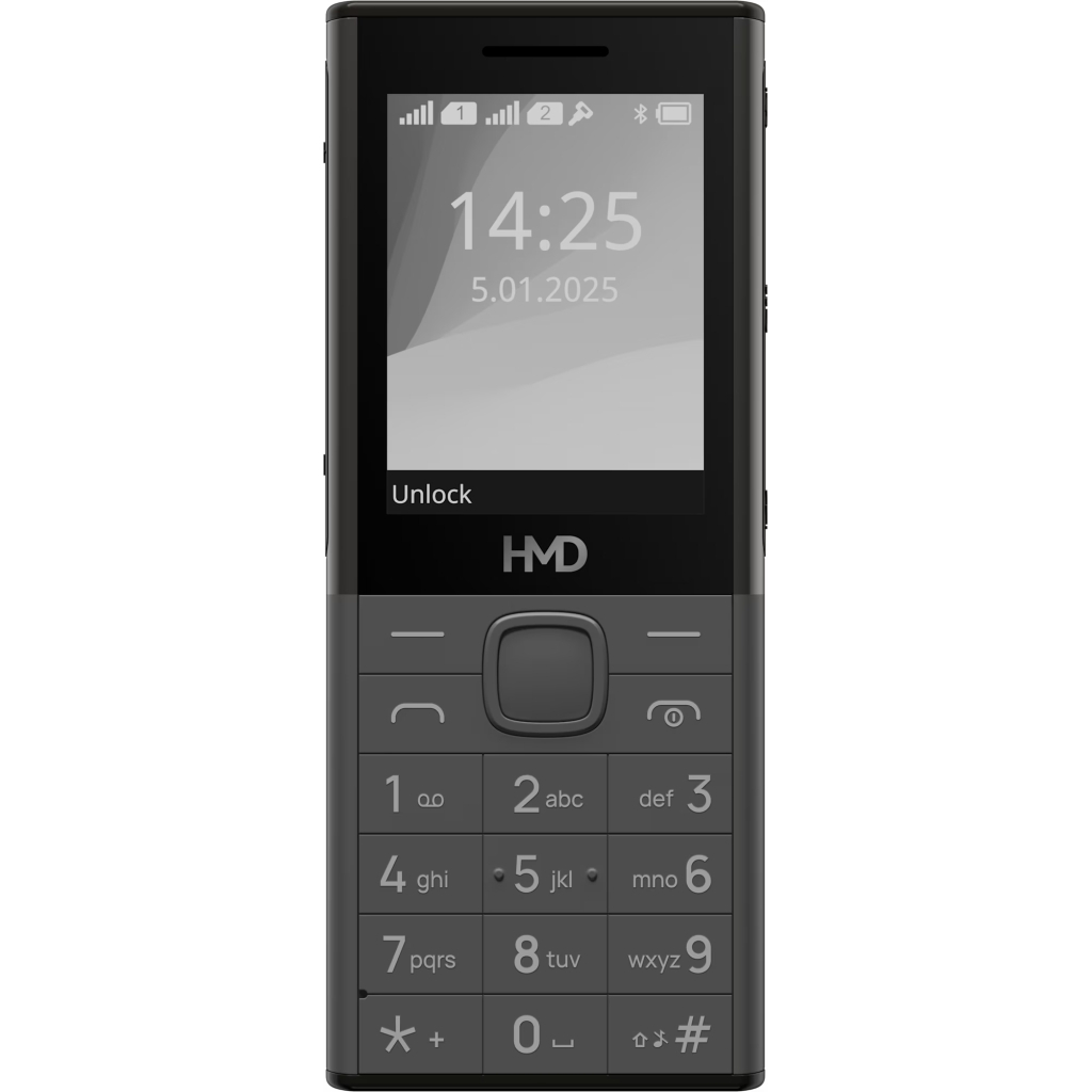 Мобільний телефон HMD 150 MUSIC DS Dark Grey