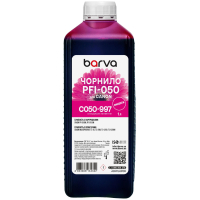 Чорнило Barva Canon PFI-050 Special, 1 л, Magenta pigmented (C050-997)