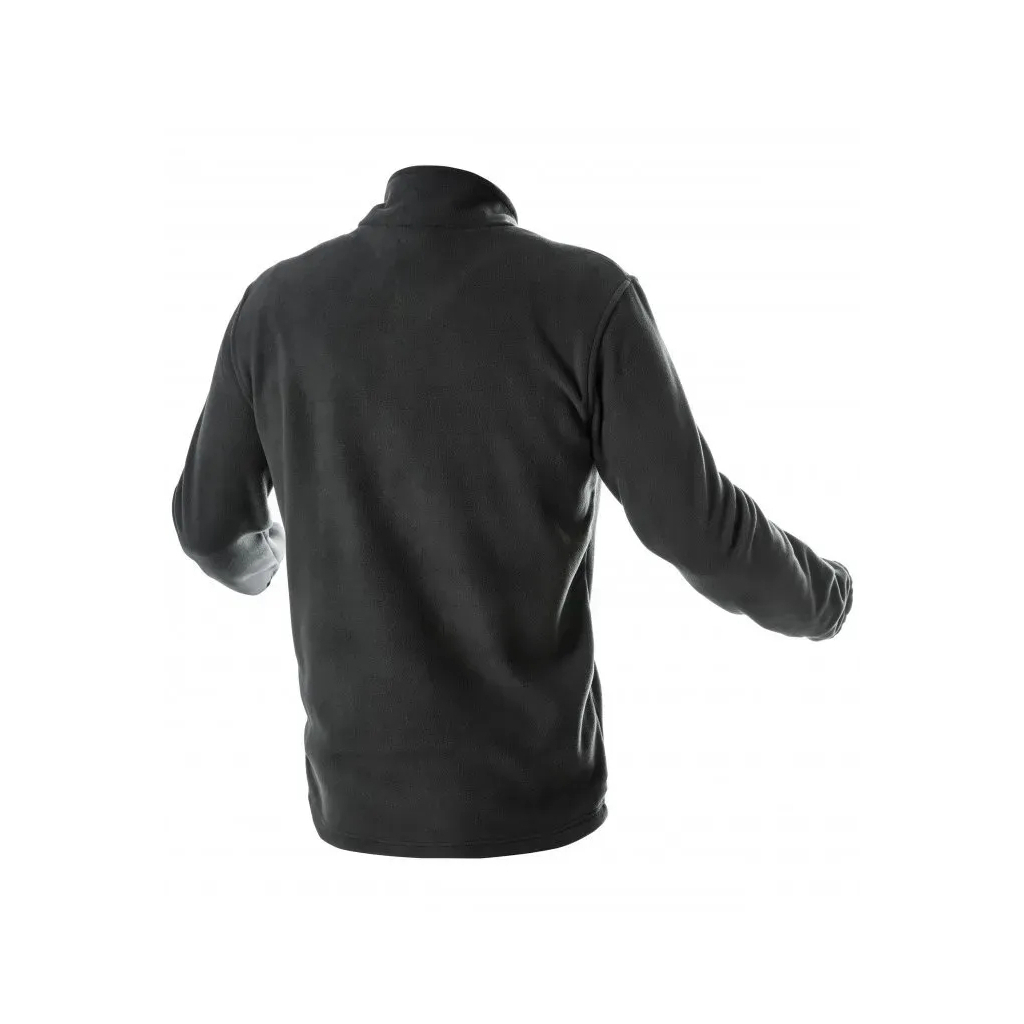 Кофта робоча Hoegert PASADER HT5K384-3XL 100% поліестер чорна, 3XL (58) (HT5K384-3XL)