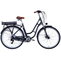 Електровелосипед Dorozhnik 28" eCORAL DD FR рама-19" 48B 17.5А*г 500Вт 2026 темно-сірий (ELB-D-28-118)