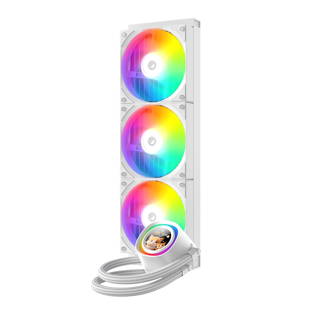 Система рідинного охолодження ID-Cooling FX360 LCD WHITE Система рідинного охолодження ID-Cooling FX360 LCD WHITE