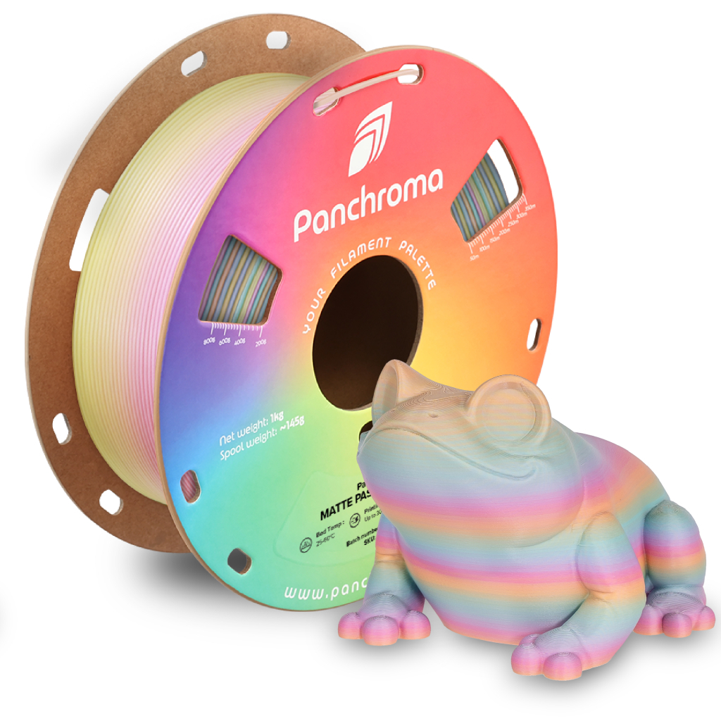 Пластик для 3D-принтера Polymaker PLA PANCHROMA GRADIENT PASTEL 1,75mm 1kg RAINBOW PASTEL (CA04055)