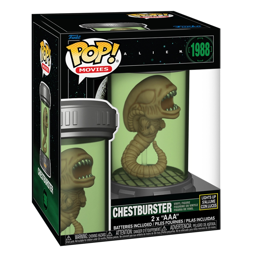 Фігурка Funko Pop серії Чужий S2 - Ксеноморф у капсулі (світло) (90318F)
