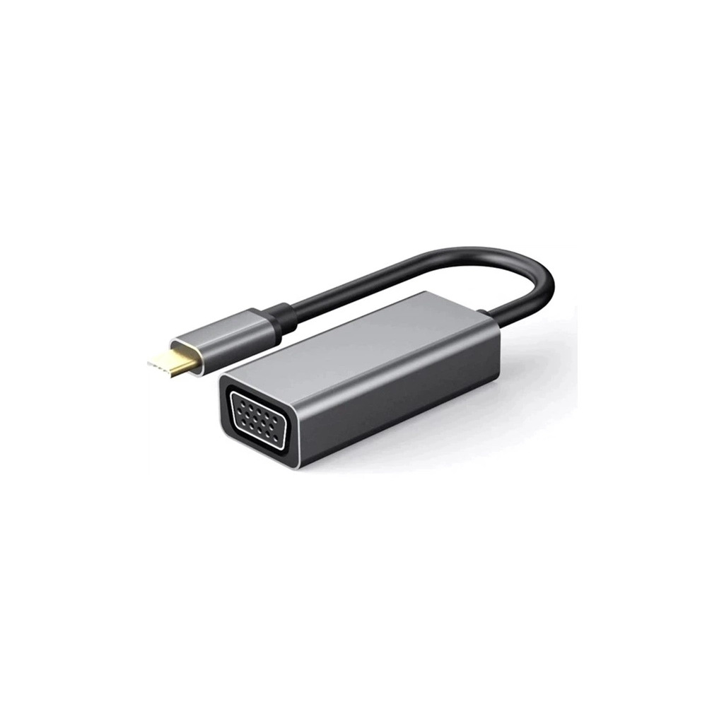 Перехідник USB-C to VGA F USB 3.0 Full HD 1080p 60Hz dark gray Dynamode (DM-AD-USB-C-VGA) Перехідник USB-C to VGA F USB 3.0 Full HD 1080p 60Hz dark gray Dynamode (DM-AD-USB-C-VGA)