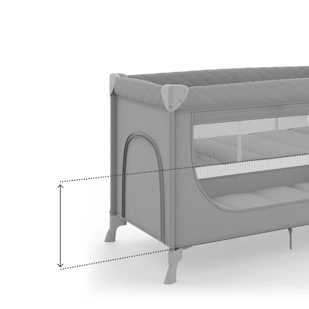 Дитячий манеж Kinderkraft Leody Up Grey (5902533930159) Дитячий манеж Kinderkraft Leody Up Grey (5902533930159)