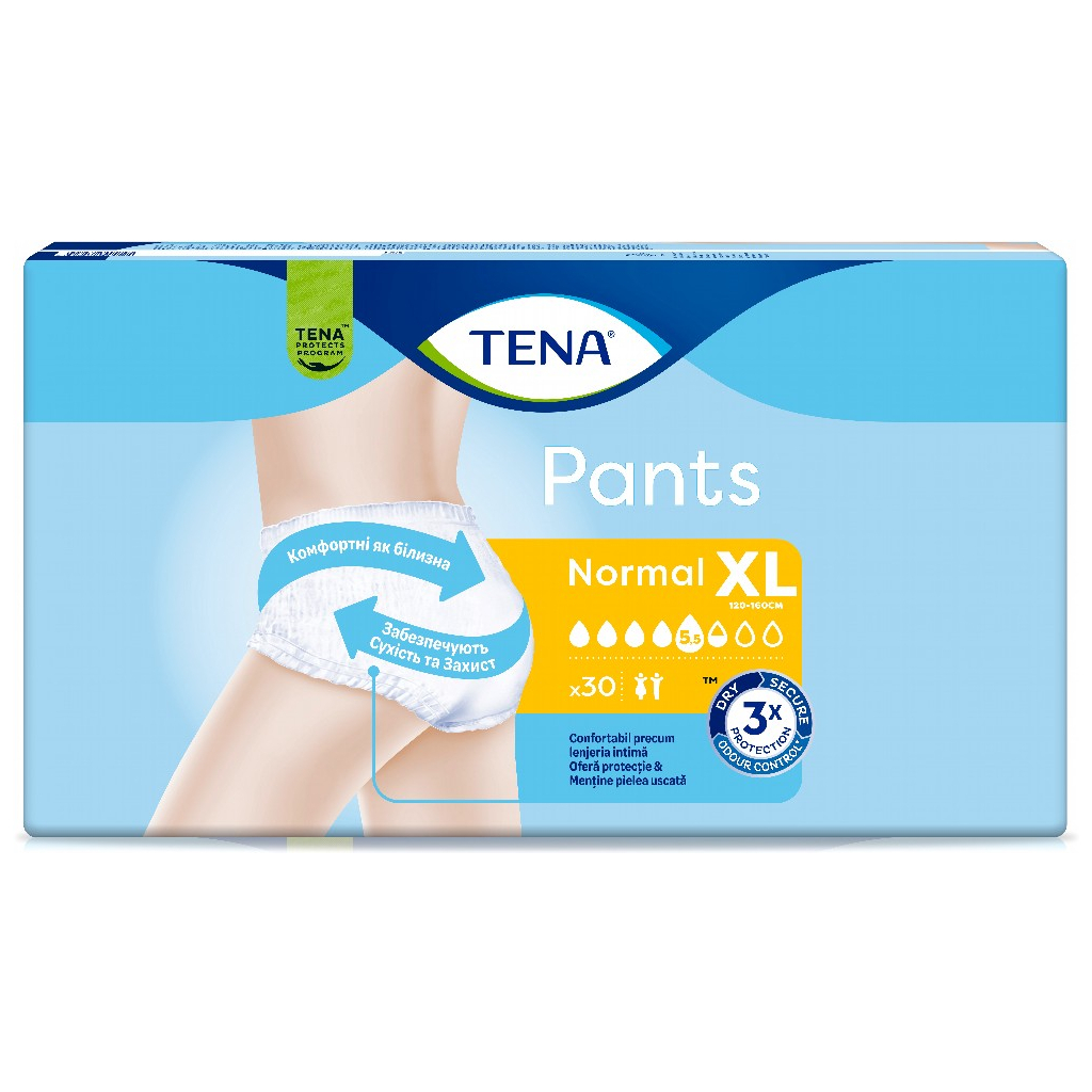 Підгузки для дорослих Tena Pants Extra Large 30 шт (7322542545195)