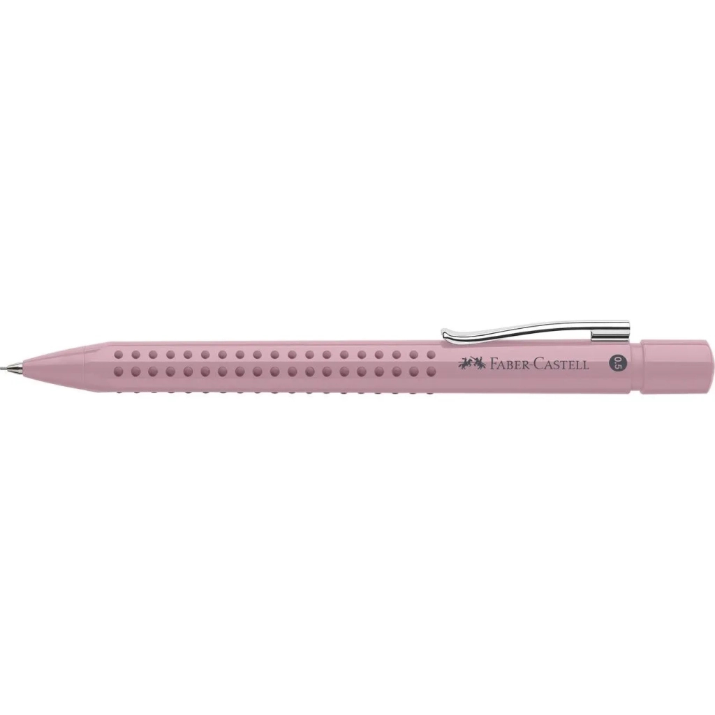 Олівець механічний Faber-Castell Grip 2010, колір корпусу рожевий пудровий, 0,5 мм (31830) Олівець механічний Faber-Castell Grip 2010, колір корпусу рожевий пудровий, 0,5 мм (31830)