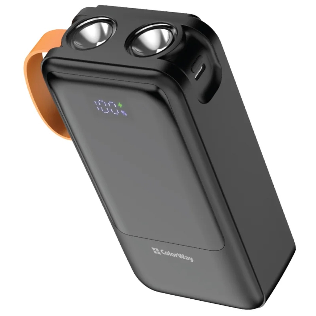 Повербанк ColorWay 30 000 mAh PowerHub PD/22.5W, QC/4.0, Black (CW-PB300LP07BK) Повербанк ColorWay 30 000 mAh PowerHub PD/22.5W, QC/4.0, Black (CW-PB300LP07BK)