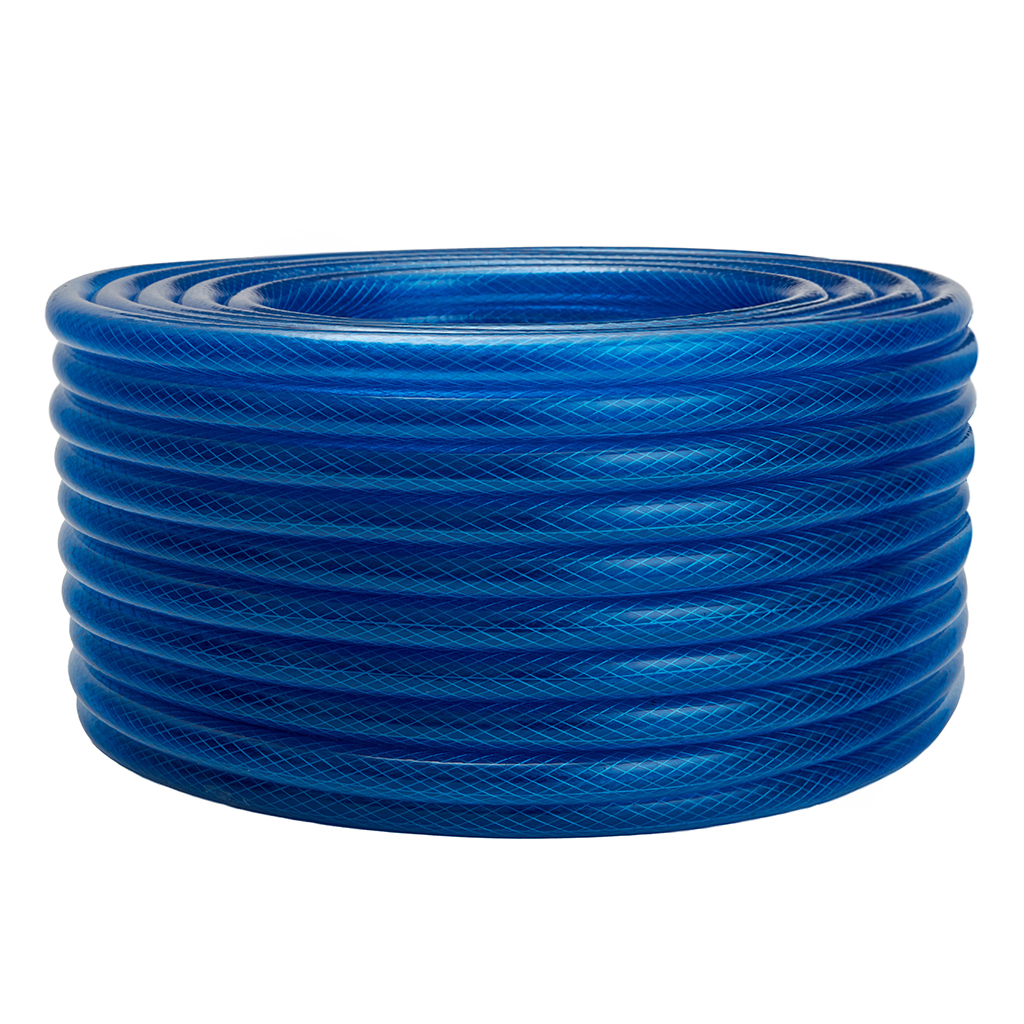 Шланг для поливу Alloid Pro армований, 3-шаровий, AZURE SNAIL, 1/2", 30м (WH-67651)