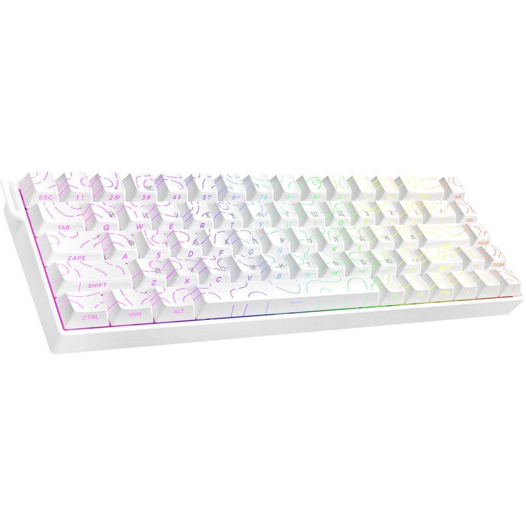 Клавіатура Ajazz AK680 V2 Ice Island Magnetic Switch USB UA White (AK680-V2-I-S-W) Клавіатура Ajazz AK680 V2 Ice Island Magnetic Switch USB UA White (AK680-V2-I-S-W)