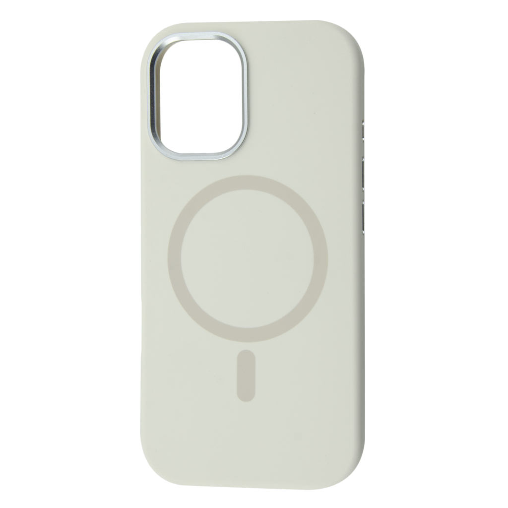 Чохол до мобільного телефона BeCover FIBRA Silicone OmniMag Apple iPhone 17 Milk White (716202)