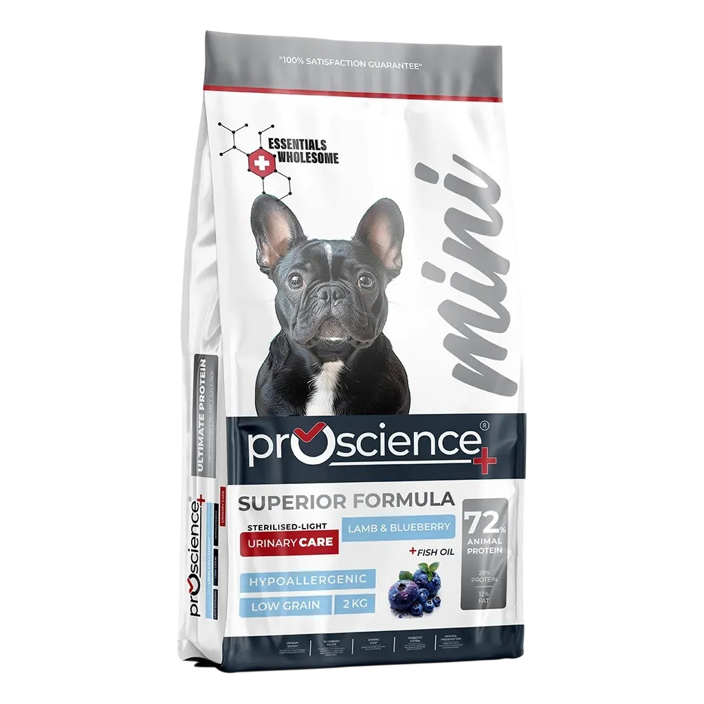 Сухий корм для собак ProScience Mini Sterilised Dog Lamb & Blueberry 2 кг (8694686407622)
