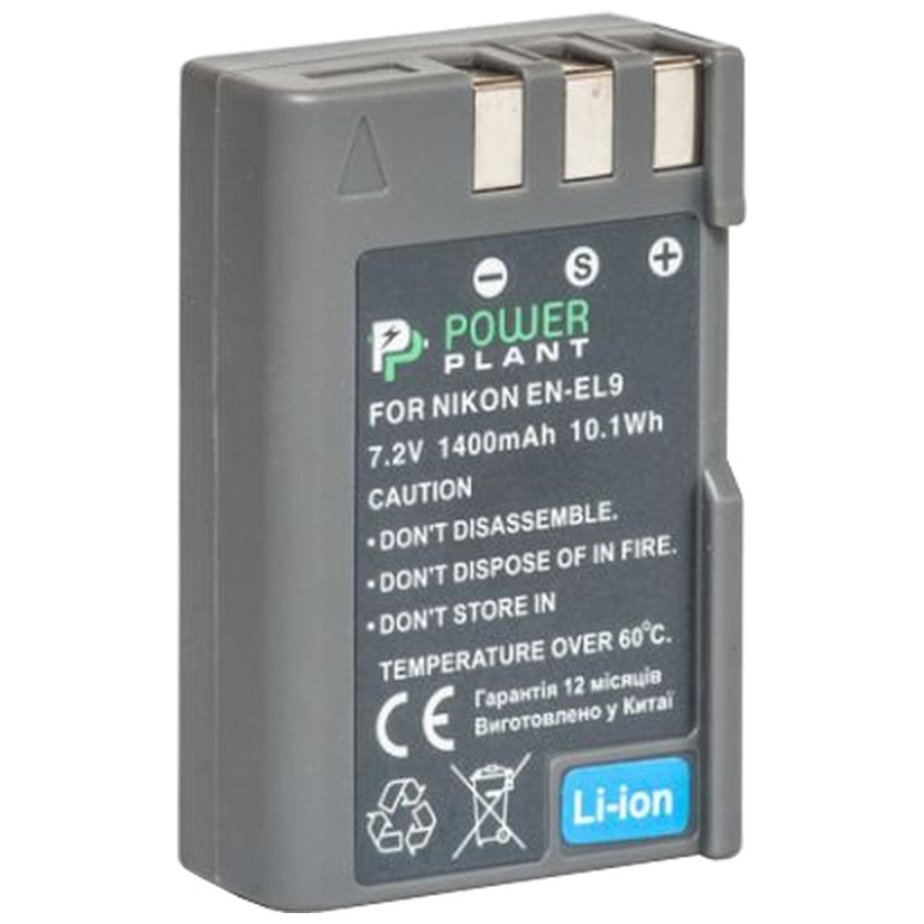 Акумулятор до фото/відео PowerPlant Nikon EN-EL9 (DV00DV1173)