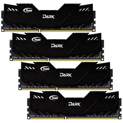 Модуль пам'яті для комп'ютера DDR3 32GB (4x8GB) 1600 MHz Dark Black Team (TDKED332G1600HC10AQC01)