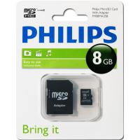 Карта пам'яті Philips 8GB microSDHC class 4 (FM08MA35B/97)