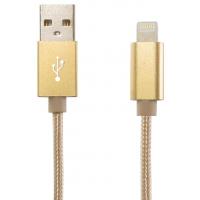 Дата кабель USB 2.0 AM to Lightning Metallic Edition Gold Gelius (36538)