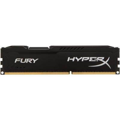 Модуль пам'яті для комп'ютера DDR3 4GB 1600 MHz LoFury Black Kingston Fury (ex.HyperX) (HX316LC10FB/4)