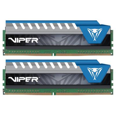 Модуль пам'яті для комп'ютера DDR4 16GB (2x8GB) 2666 MHz V ELITE KIT BLK/BLU Patriot (PVE416G266C5KBL)