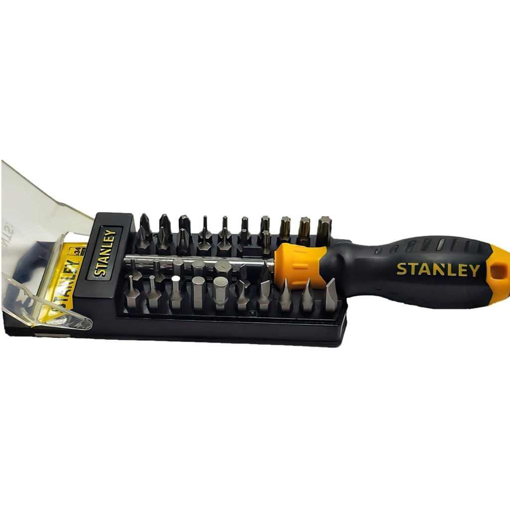 Набір викруток Stanley Multibit багатофункціональна з 34 насадками. (STHT0-70885)