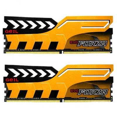 Модуль пам'яті для комп'ютера DDR4 16GB (2x8GB) 3000 MHz EVO Forza Yellow Geil (GFY416GB3000C16ADC)