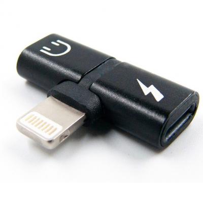 Перехідник Lightning (male) - AV+Lightning (female) Dengos (ADP-015)