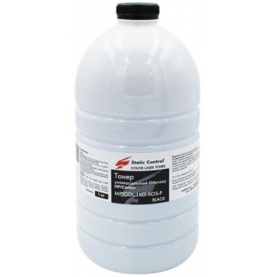 Тонер HP CLJ universal 1кг, фасовка, Black Static Control (MPTCOL-1KG-KOS-P)