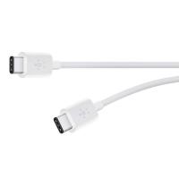 Дата кабель USB-C to USB-C 1.8m USB 3.1 Mixit 3A white Belkin (F2CU043BT06-WHT)