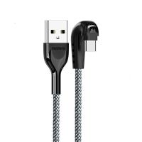 Дата кабель USB 2.0 AM to Type-C 1.0m Heymanba silver Remax (RC-097A-SILVER)