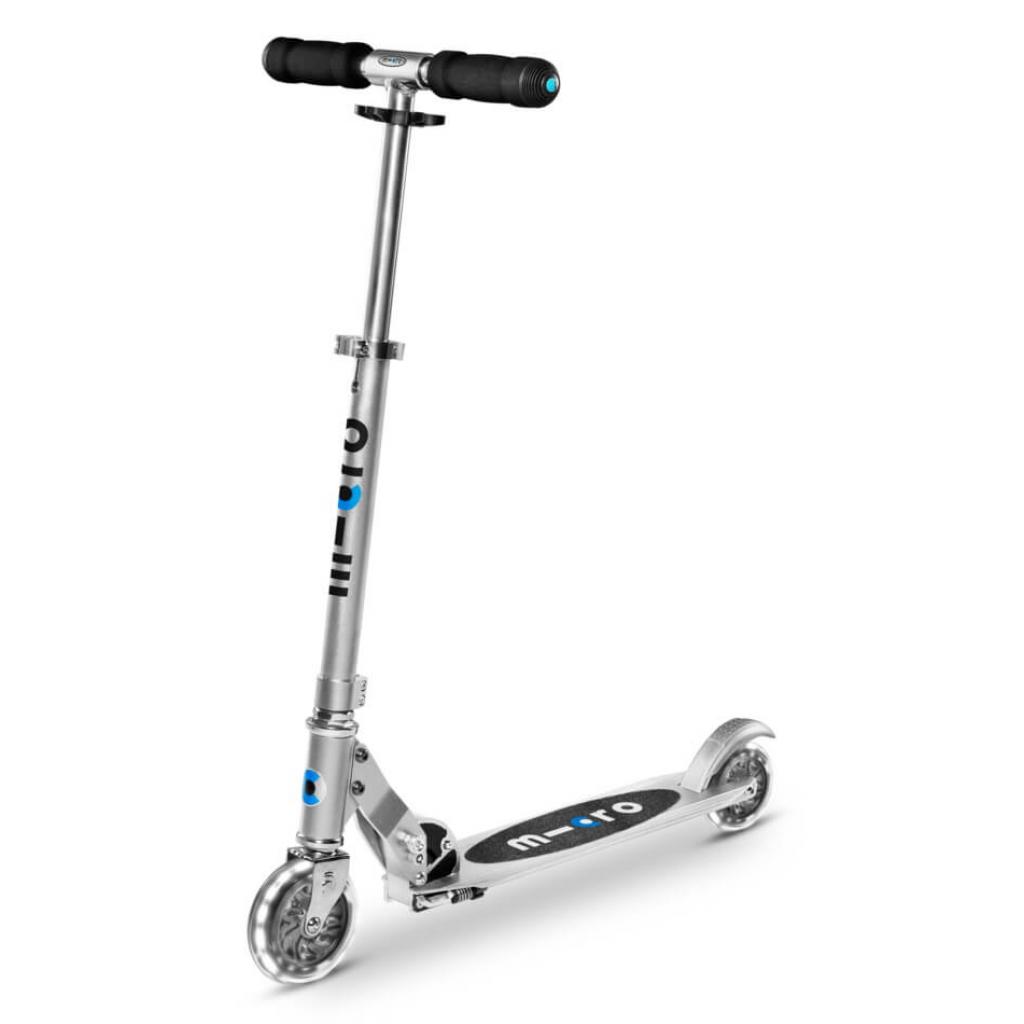 Самокат Micro Sprite Silver LED (SA0216)