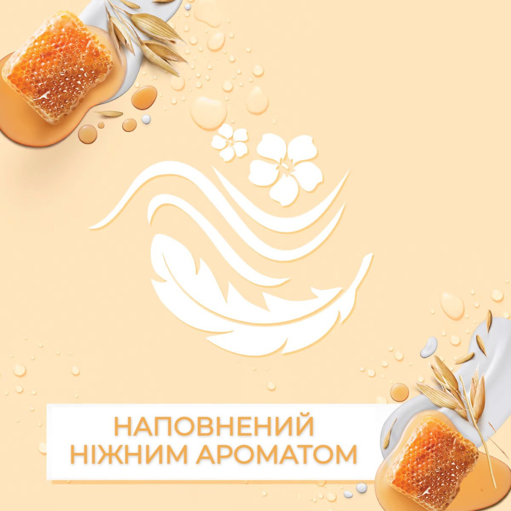 Лосьйон для тіла Johnson's Vita-Rich Доглядальний з йогуртом, вівсом і медом 400 мл (3574661385723)