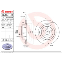 Гальмівний диск Brembo 09.B041.10