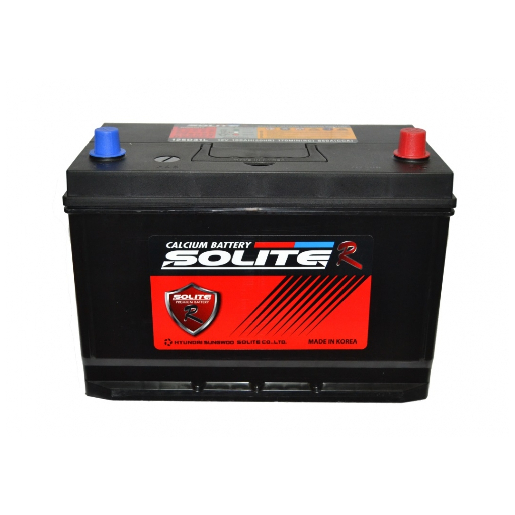 Акумулятор автомобільний Solite R 100Ah (125D31L) Акумулятор автомобільний Solite R 100Ah (125D31L)