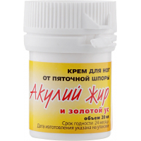 Luchiks foot cream Shark fat and golden whisker 20 ml (4607010245238)