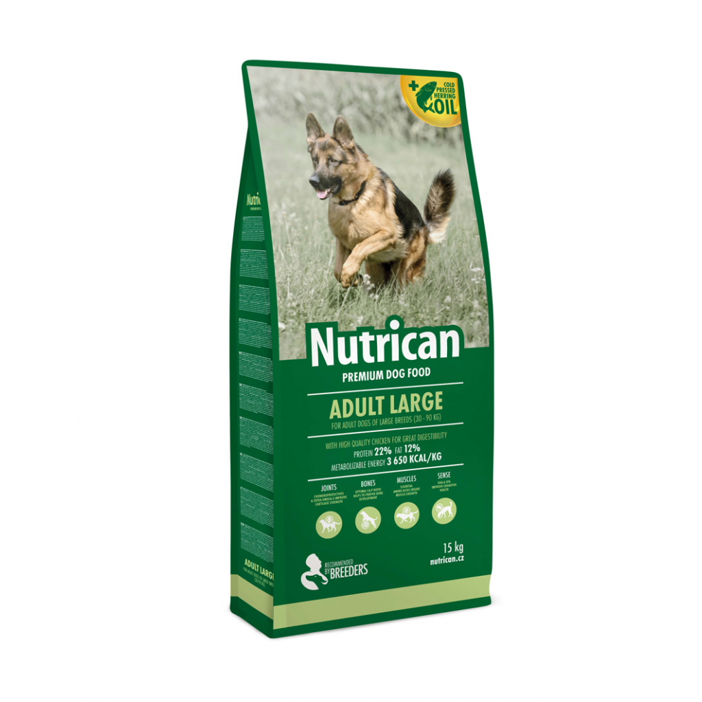 Сухий корм для собак Nutrican Adult Large для собак великих порід зі смаком курки 15 кг (nc507023) Сухий корм для собак Nutrican Adult Large для собак великих порід зі смаком курки 15 кг (nc507023)