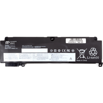 Акумулятор до ноутбука LENOVO ThinkPad T470s (L16M3P73) 11.1V 2140mAh PowerPlant (NB480913)